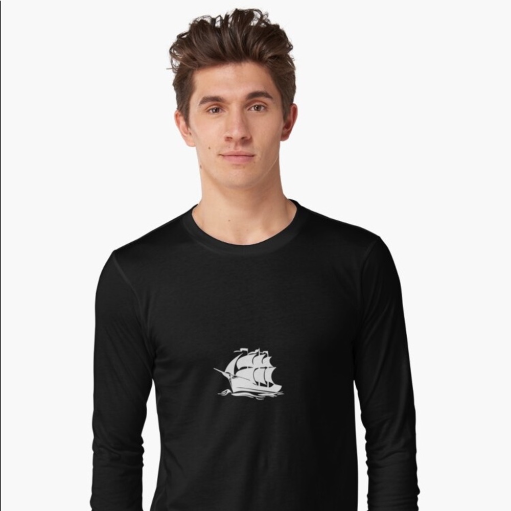 Black Summer long sleeve tee shirt